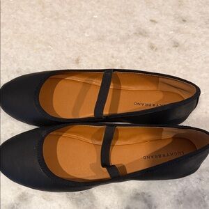 Lucky Brand Women's Black Flats with Strap